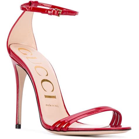 red spike gucci heels|gucci stiletto heels.